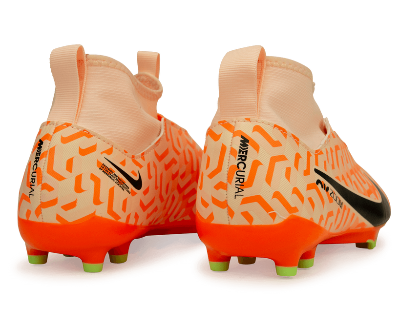 Nike Kids Zoom Mercurial Superfly 9 Academy FG/MG Guava Ice/Black Rear