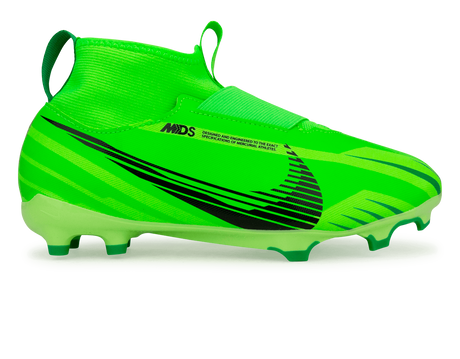Nike Kids Zoom Mercurial Superfly 9 Academy MDS Green Strike/Black