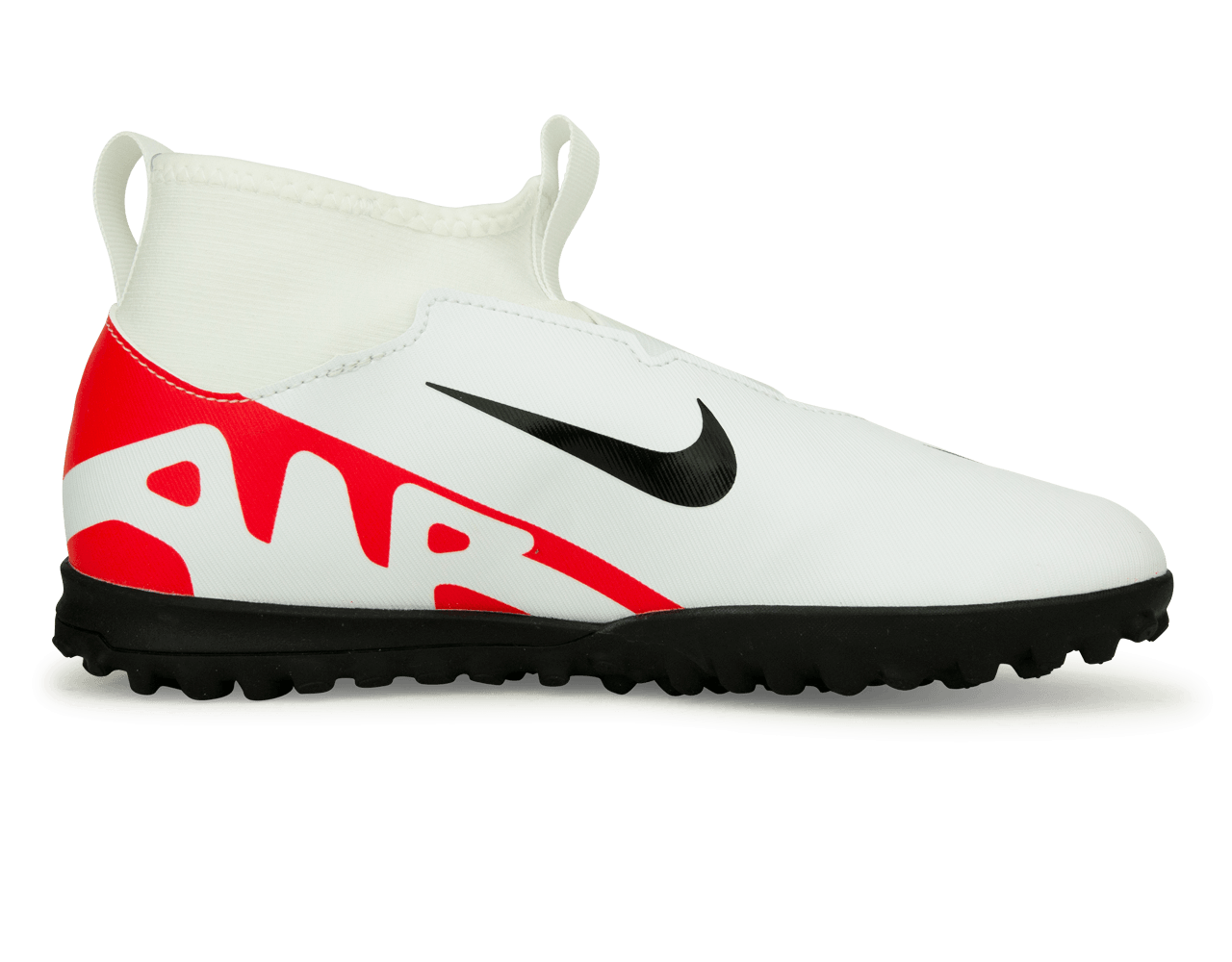 Nike Kids Zoom Mercurial Superfly 9 Academy TF White/Red Side