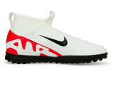 Nike Kids Zoom Mercurial Superfly 9 Academy TF White/Red Side