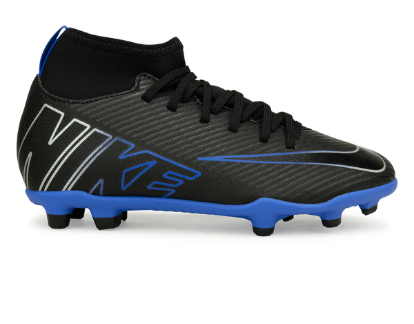 nike mercurial black and blue