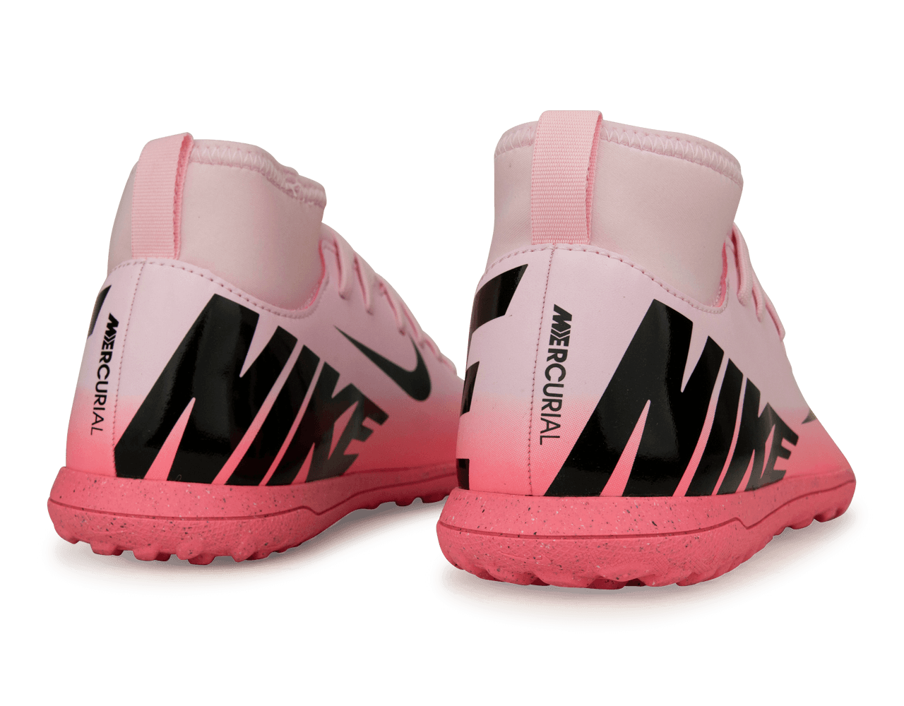 Nike Kids Zoom Mercurial Superfly 9 Club TF Pink Foam/Black Rear