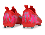 Nike Kids Zoom Mercurial Vapor 16 Academy FG Ember Glow/Aurora Green Back