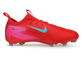 Nike Kids Zoom Mercurial Vapor 16 Academy FG Ember Glow/Aurora Green Side