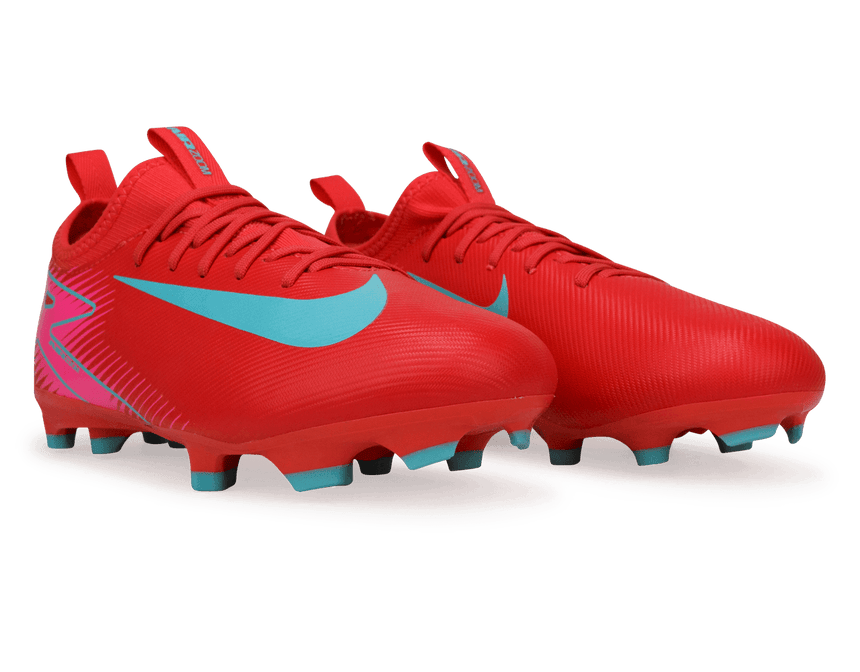 Nike Kids Zoom Mercurial Vapor 16 Academy FG Ember Glow/Aurora Green Together