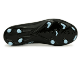 Nike Kids Zoom Mercurial Vapor 16 Academy FG/MG Black/Ice Blue Sole