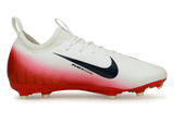Nike Kids Zoom Mercurial Vapor 16 Academy LV8 FG/MG Red/Obsidian Side