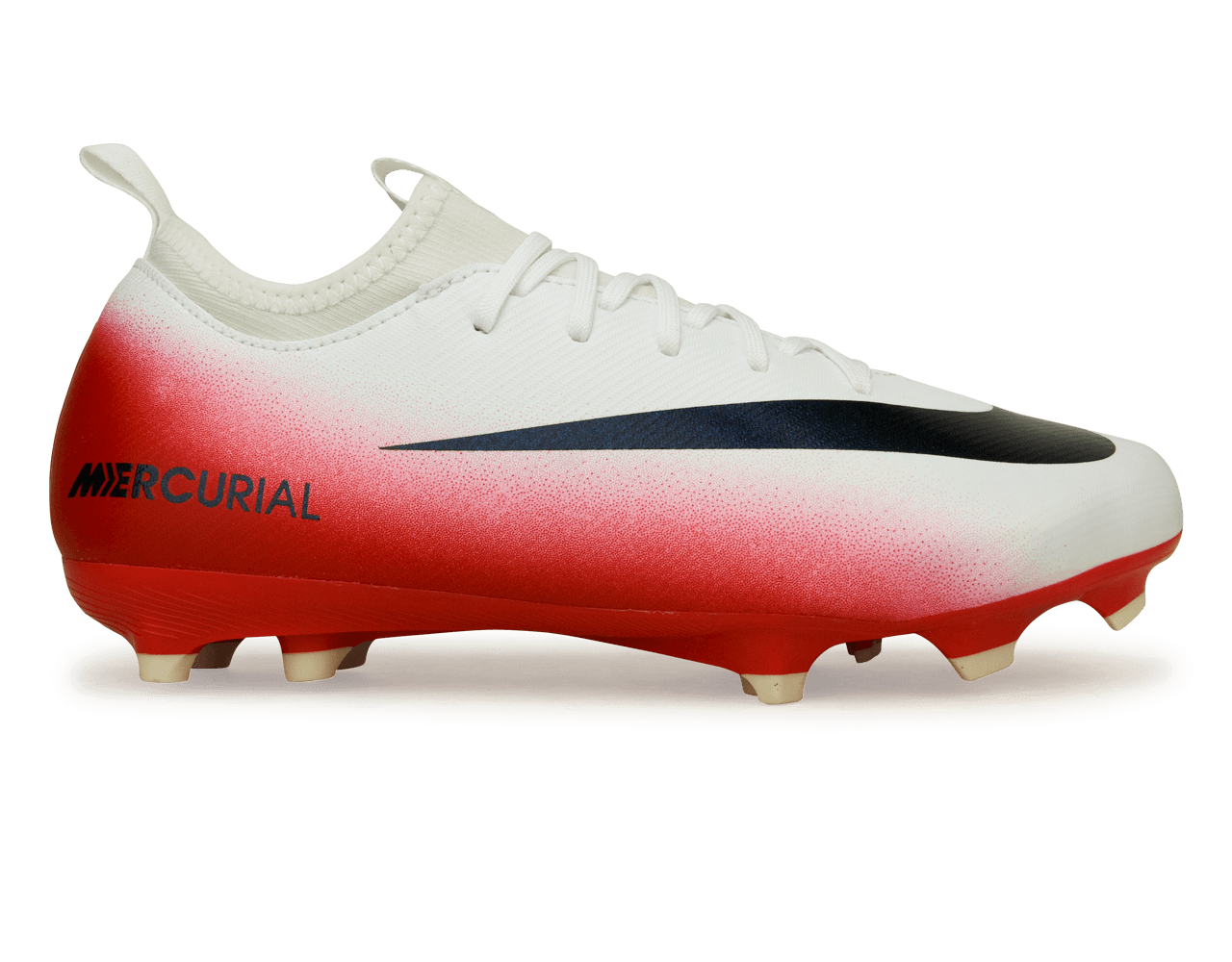 Nike Kids Zoom Mercurial Vapor 16 Academy LV8 FG/MG Red  display picture 3