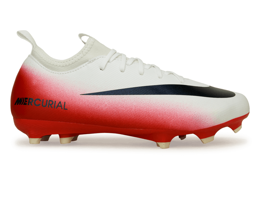 Nike Youth Zoom Mercurial Vapor 16 Academy LV8 FG/MG Red/Obsidian