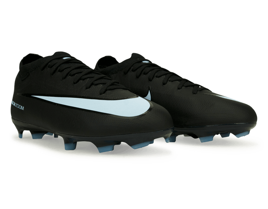 Nike Kids Zoom Mercurial Vapor 16 Pro FG Black/Ice Blue Together