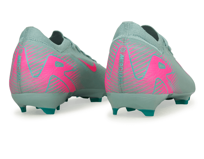 Nike Kids Zoom Mercurial Vapor 16 Pro FG Ocean Cube/Pink Blast Heel