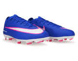 Nike Kid's Zoom Mercurial Vapor 16 Pro FG Racer Blue/White Together