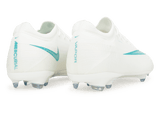 Nike Kids Zoom Mercurial Vapor 17 Pro FG White/Dusty Cactus Heel