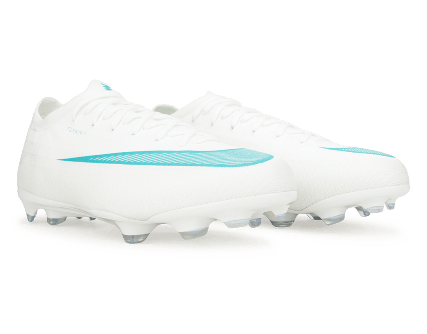 Nike Kids Zoom Mercurial Vapor 17 Pro FG White/Dusty Cactus Pair