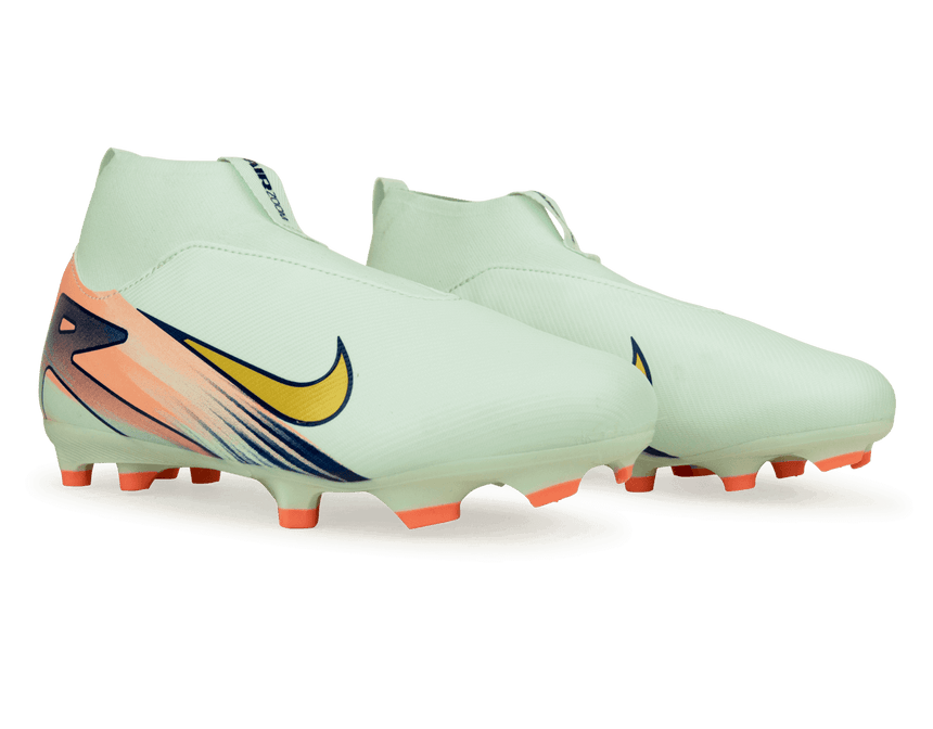 Nike Kids Zoom Mercurial Superfly 10 Academy MDS 009 FG/MG Barely Green/Metallic Gold Together