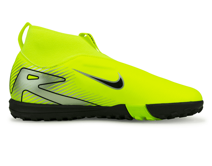 Nike Kids Zoom Mercurial Superfly 10 Academy TF Volt/Black Side