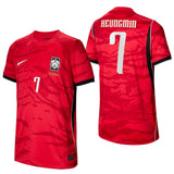 Nike Korea Kid's Home Stadium 2026 Jersey w/ Son Heung-min #7 Red/Black Both