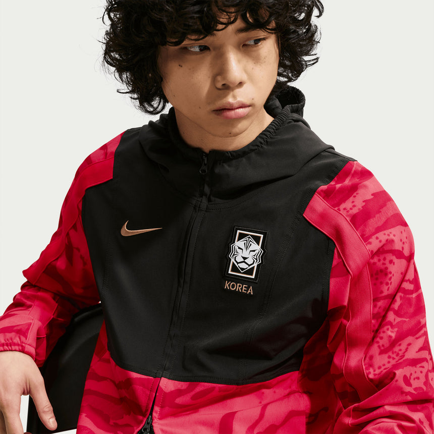 Nike Korea Men's Energy Woven Jacket Dark Black/Red Model