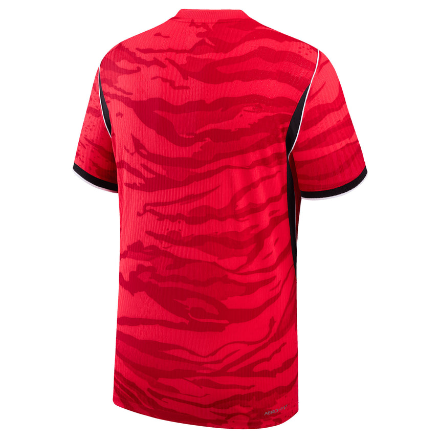 Nike Korea Men's Home Aero-FIT 2026 Jersey Red/Black/White Back