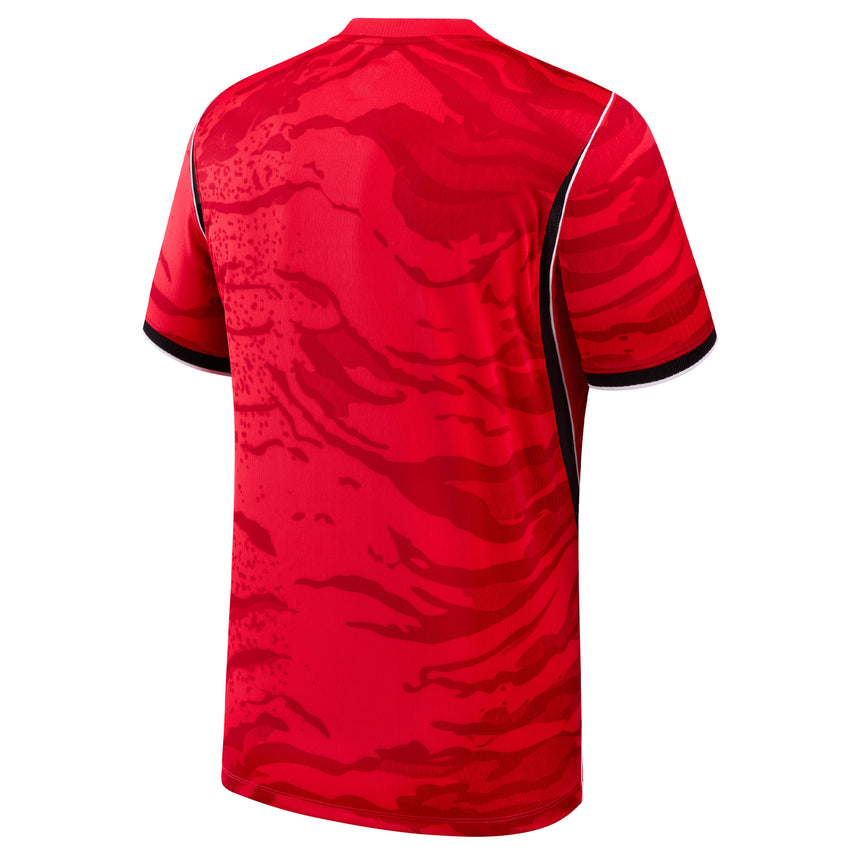 Nike Korea Men's Home Stadium 2026 Jersey Red/Black Back