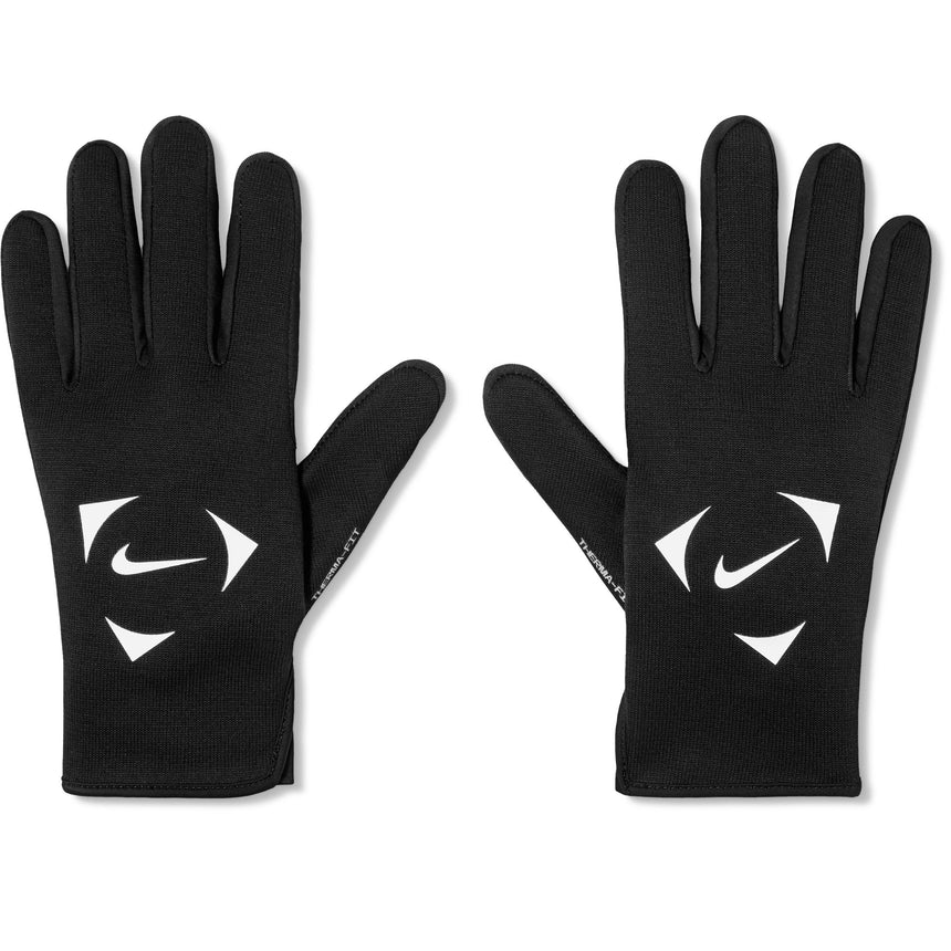 Nike Men's Academy Therma-Fit Gloves Black Front