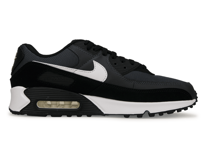Nike Men's Air Max 90 Iron Grey/White/Black Side