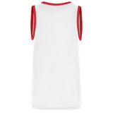 Nike Men's BasketBall Tank Top White/Red Back