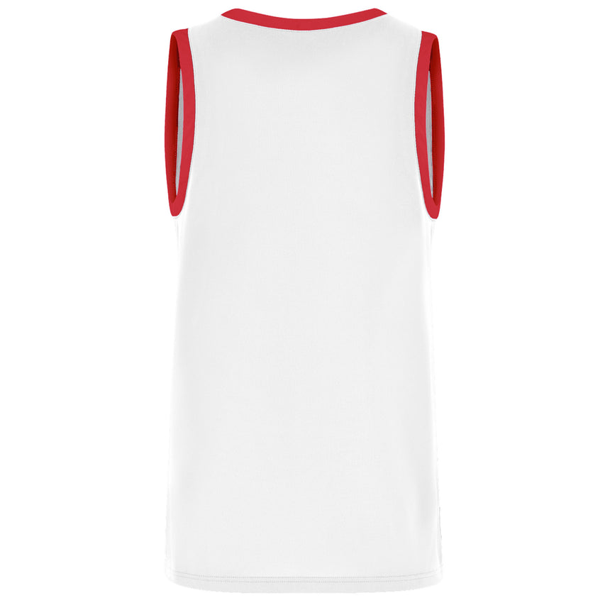 Nike Men's BasketBall Tank Top White/Red Back