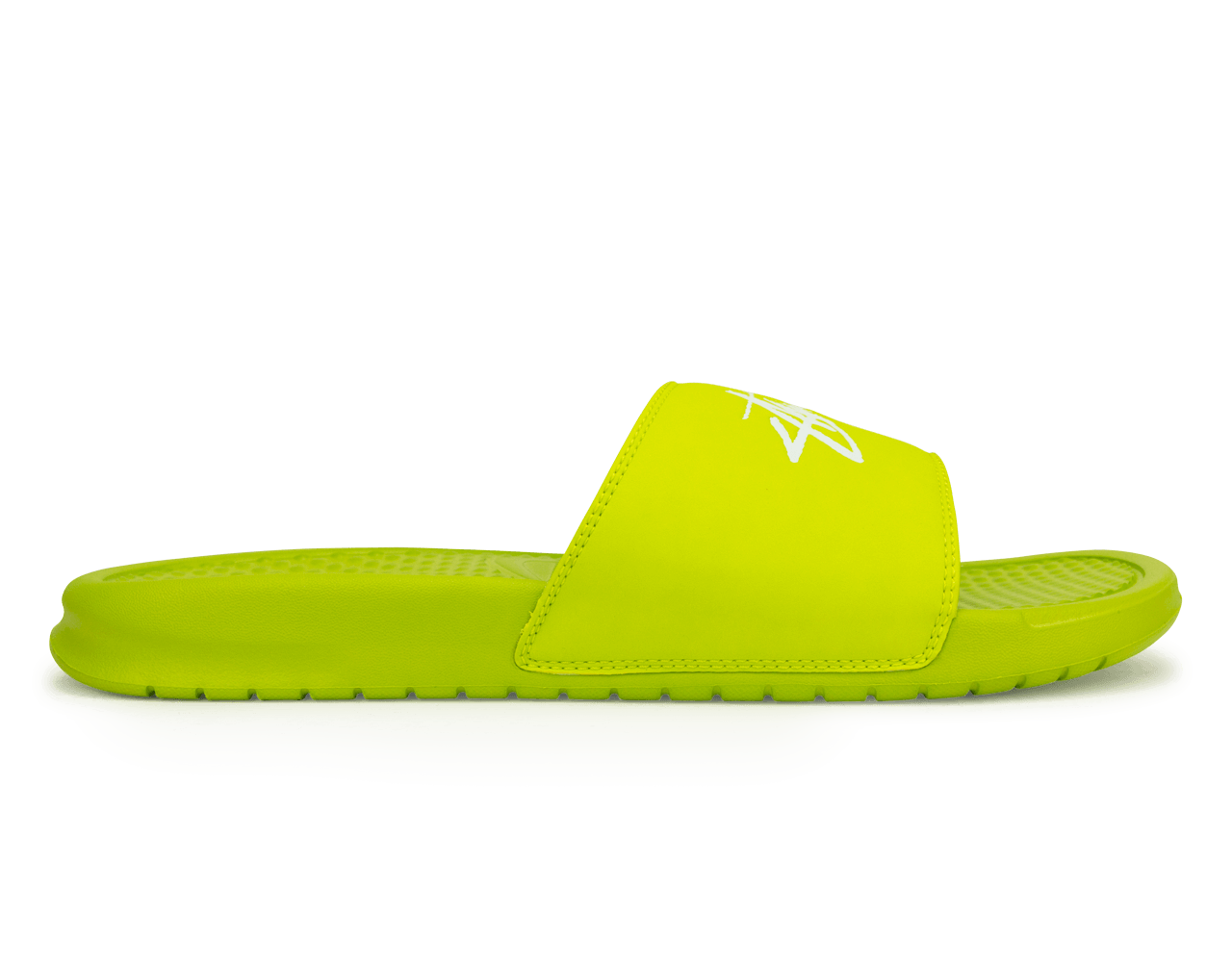 Nike Men's Benassi Stussy Sandal Green/White