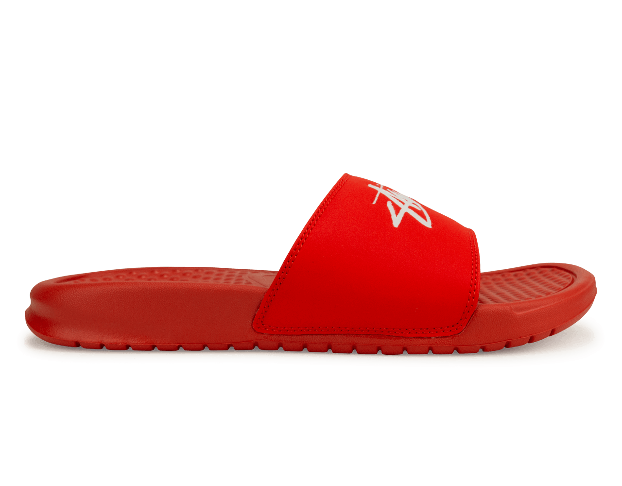 Nike Men's Benassi Stussy Sandal Red/White