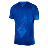 Nike Men's Brazil 2025/26 Away Jersey Blue/Green. Back
