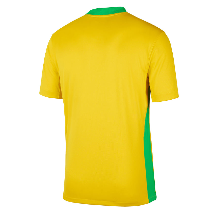 Nike Men's Brazil 2025/26 Home Jersey Yellow/Green Back