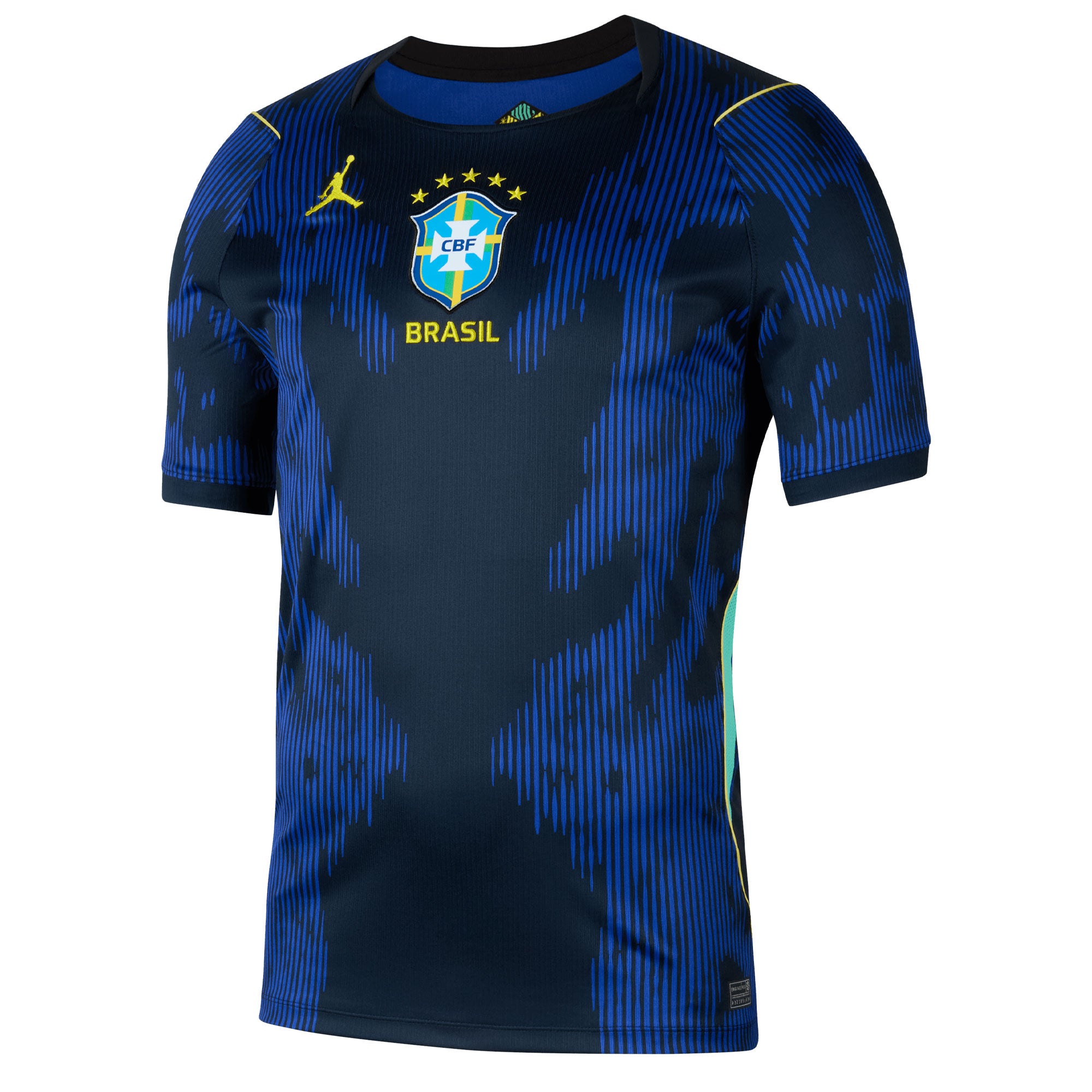 Jordan Brazil Men's Away Stadium Soccer Jersey World Cup 2026