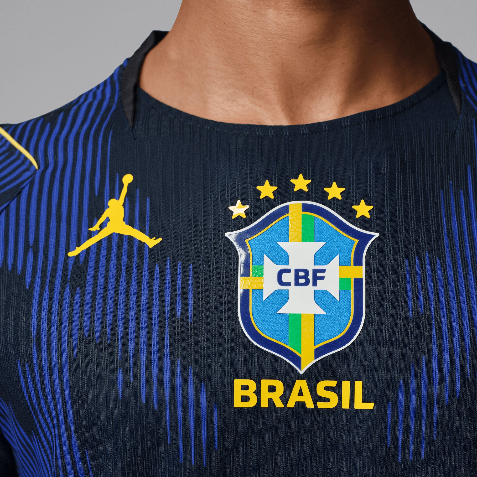 Jordan Brazil Men's Away Authentic Soccer Jersey World Cup 2026