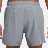 Nike Men's Challenger Dri-Fit 5" Brief-Lined Running Shorts Grey/White Back
