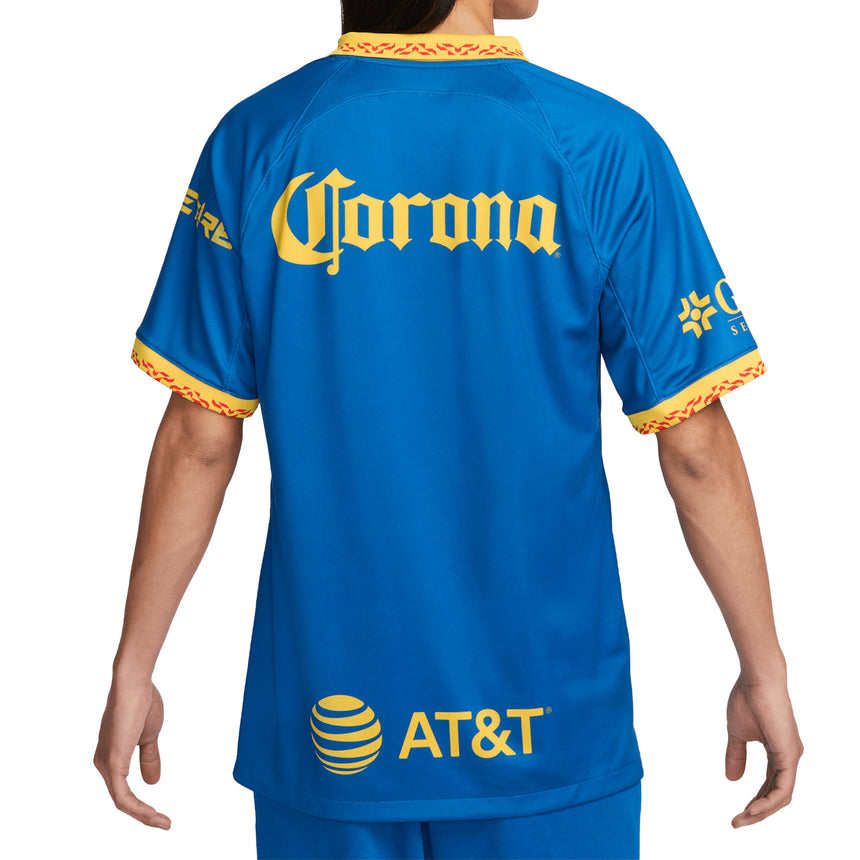 Nike Men's Club America 2023/24 Away Jersey Blue/Yellow Back