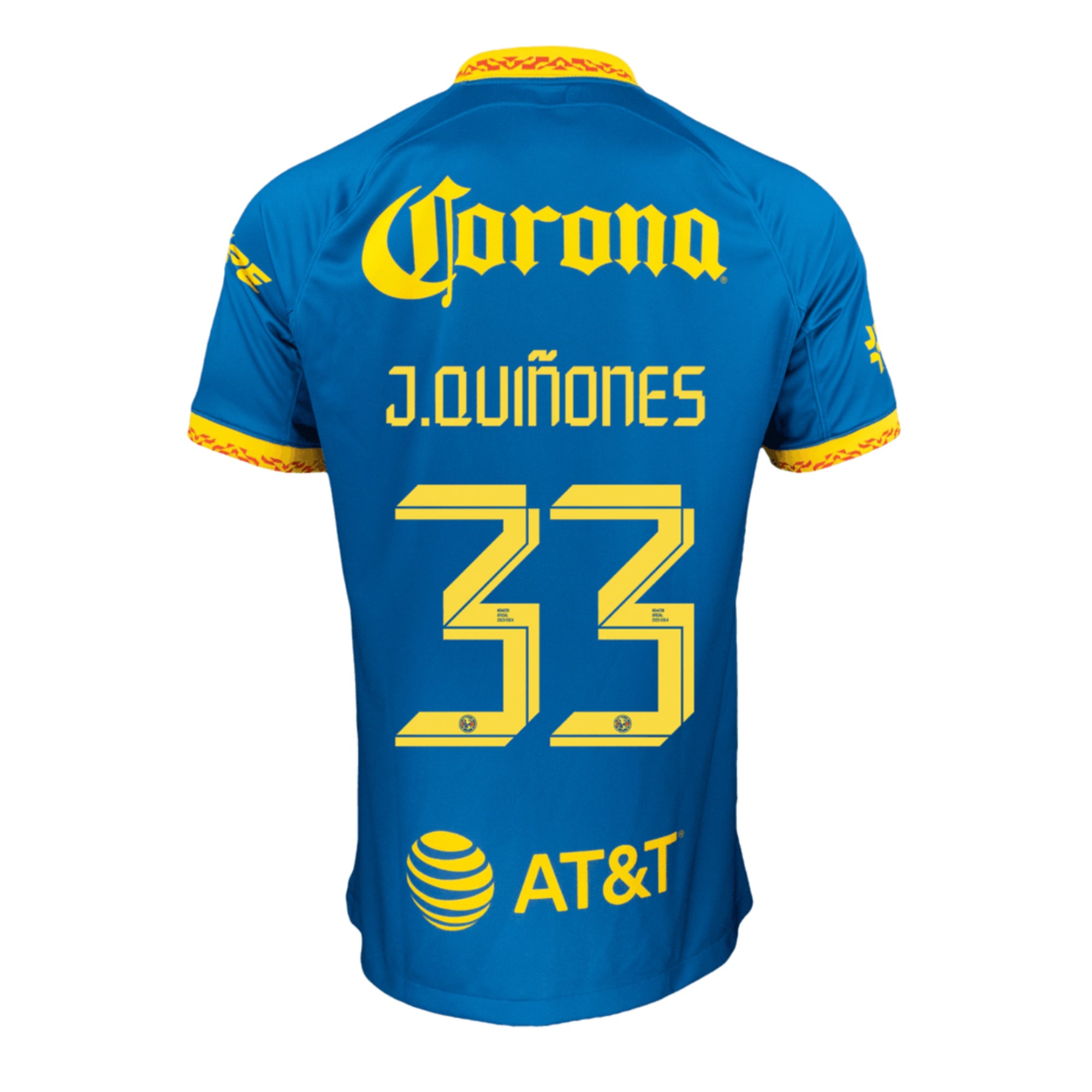 Nike Club America Men's Away Stadium 2023/24 Soccer Jersey w/ J