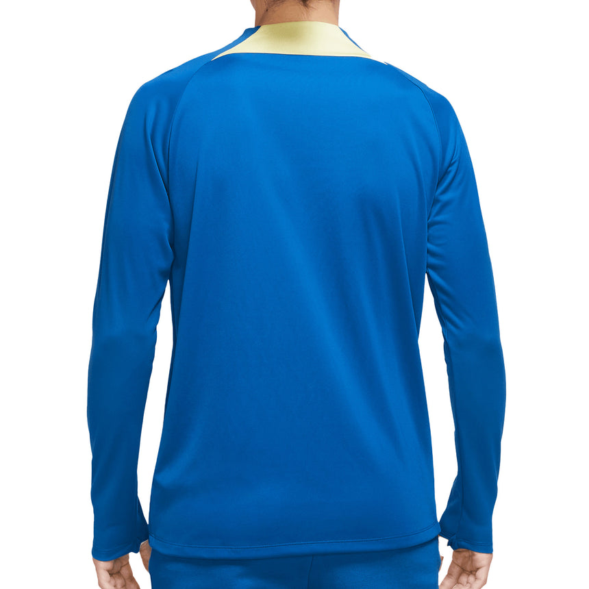 Nike Men's Club America 2023/24 Strike Drill Top Royal Blue/Yellow Back