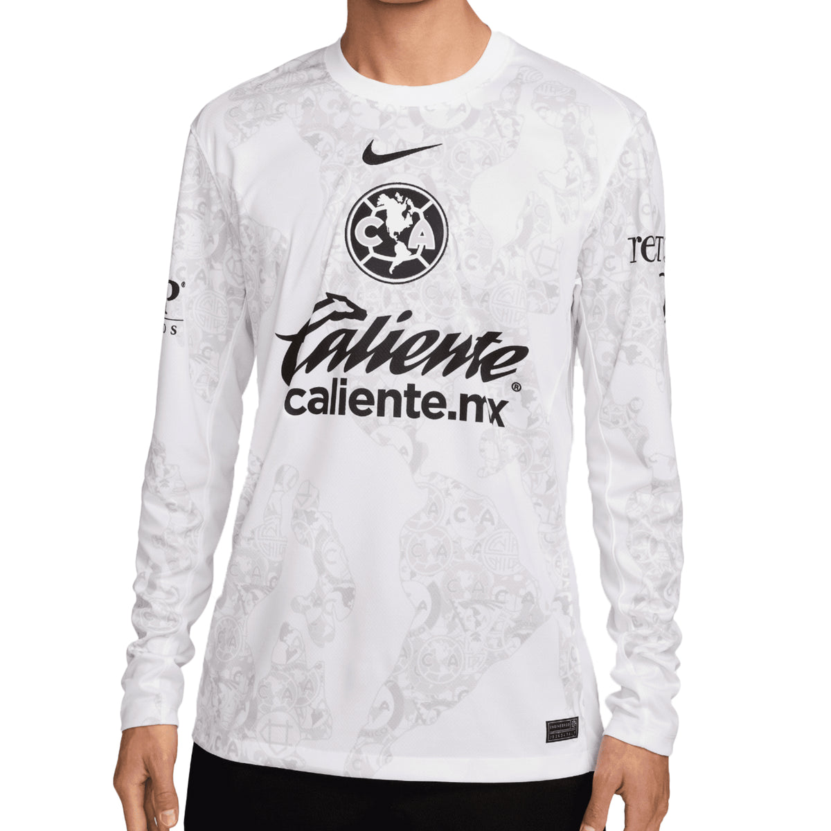 Nike Men's Club America 2024/25 Goalkeeper Jersey White/Black – Azteca ...