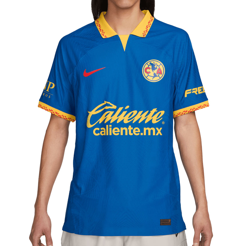 Nike Men's Club America 2023/24 Dri-FIT Match Away Jersey Blue/Yellow Front