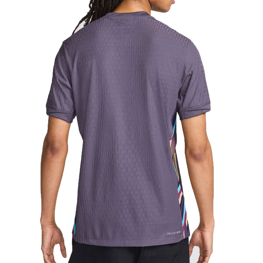 Nike Men's England 2024/25 Dri-FIT ADV Away Jersey Dark Raisin/SeSame Back