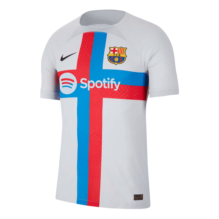 Nike Men's FC Barcelona 2022/23 Dri-FIT ADV Third Jersey Sky Grey/Black Front