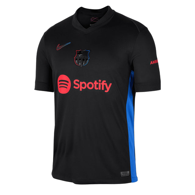 Nike Men's FC Barcelona 2024/25 Away Jersey Black/Red Front