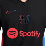 Nike Men's FC Barcelona 2024/25 Dri-FIT ADV Away Jersey Black/Red Crest