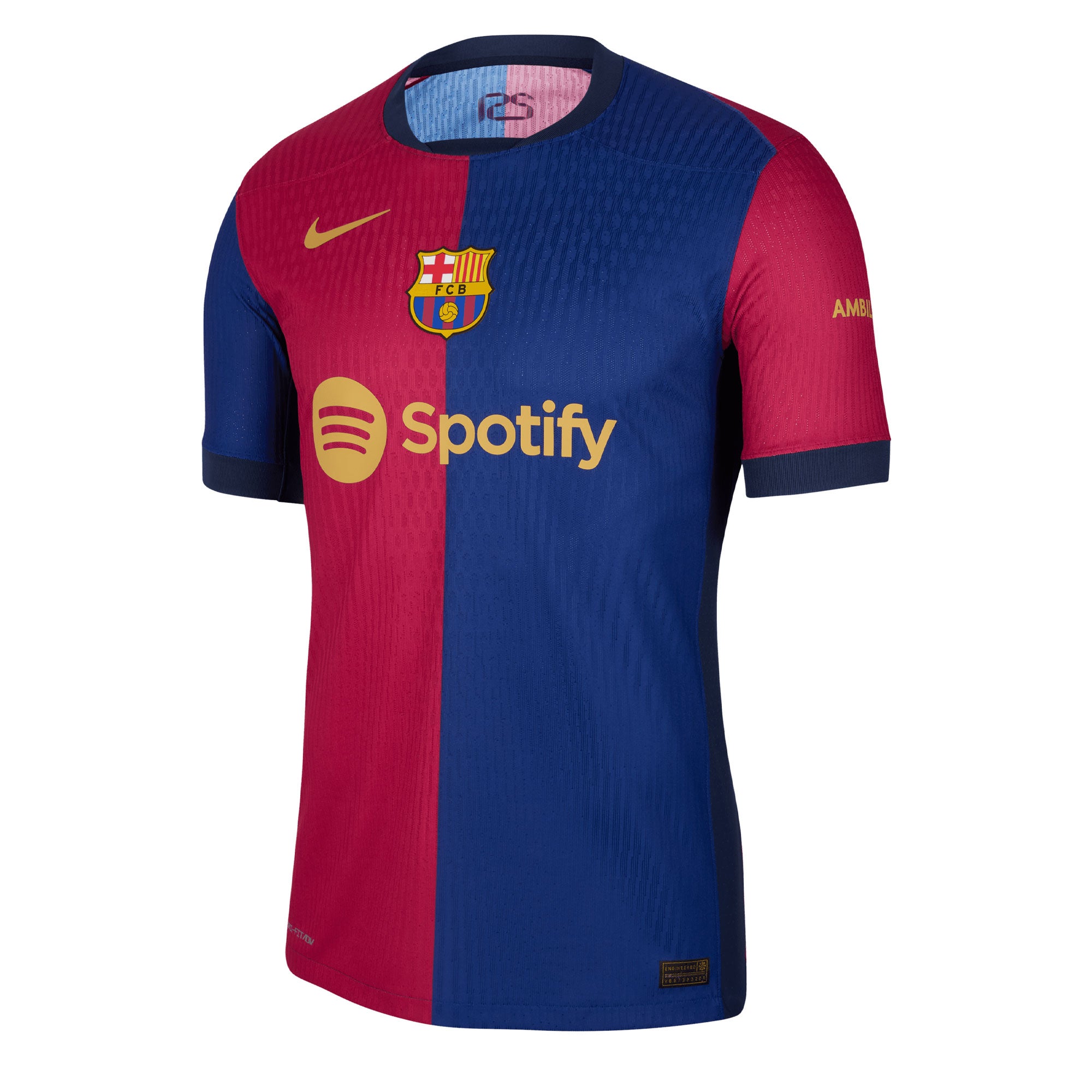 Nike Men s FC Barcelona 2024 25 Dri FIT ADV Home Jersey Royal Blue Red Azteca Soccer