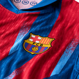 Nike Men's FC Barcelona 2025/26 Authentic Fourth Jersey Blue/Red Crest