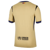 Nike Men's FC Barcelona 2025/26 Away Jersey Team Gold/Persian Violet/Black Back
