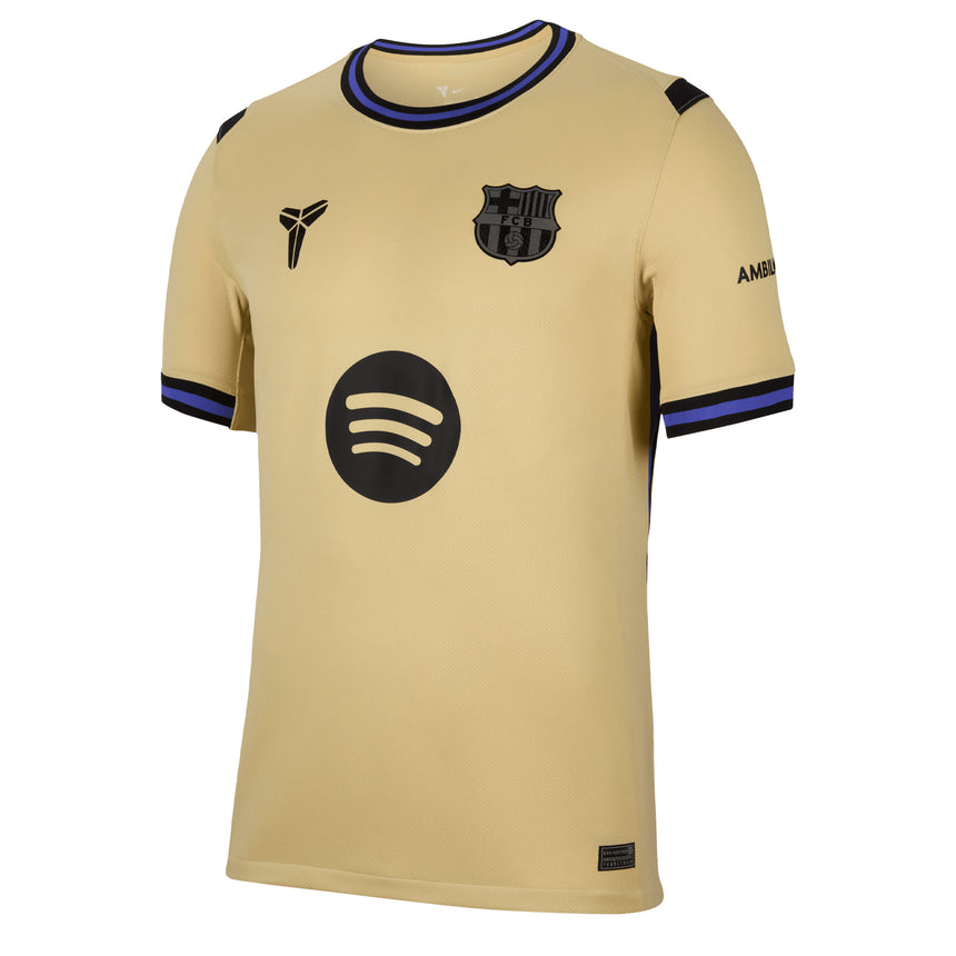 Nike Men's FC Barcelona 2025/26 Away Jersey Team Gold/Persian Violet/Black Front