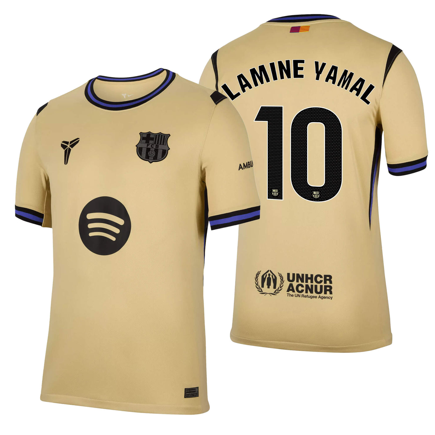 Nike Men's La Liga FC Barcelona 2025/26 Away Jersey w/ Lamine