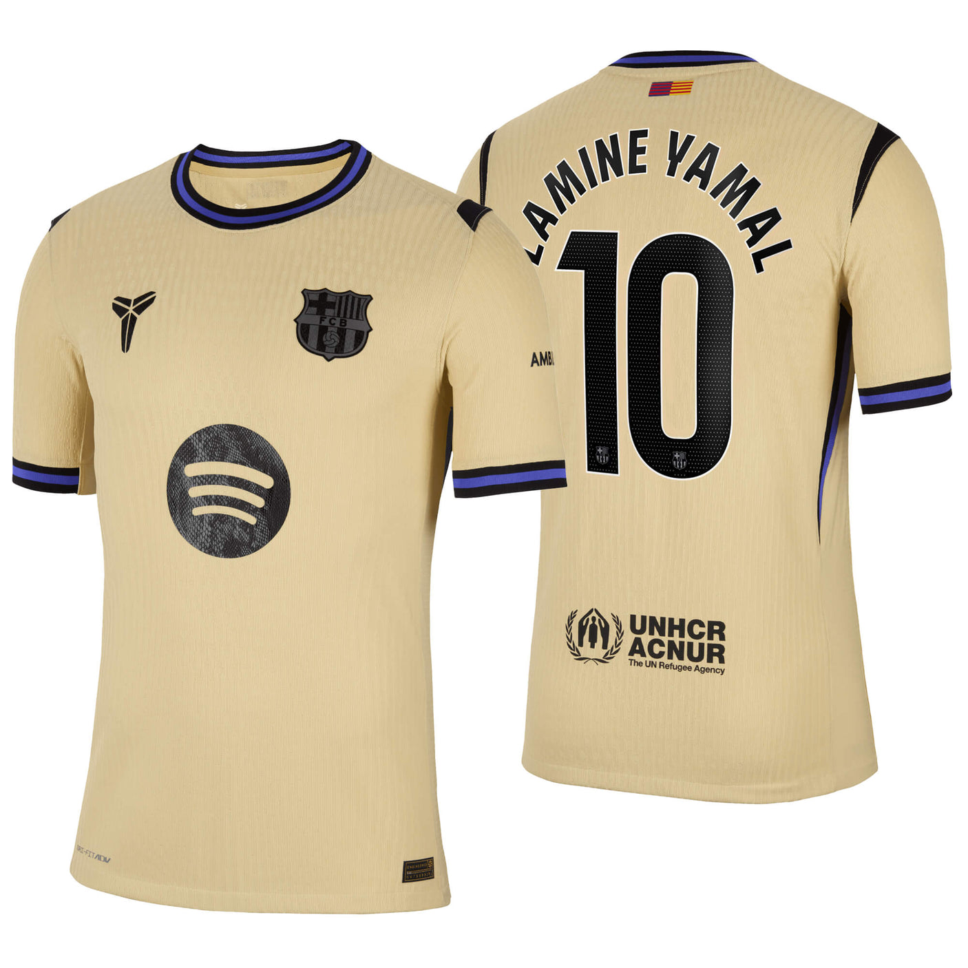 Nike Men's FC Barcelona 2025/26 Dri-FIT ADV Away Jersey w/ Lamine Yamal #10 Printing